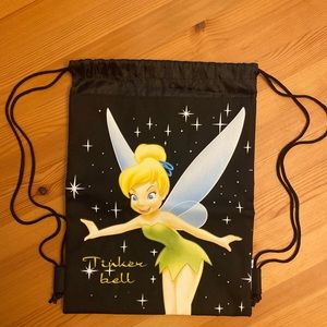 NWOT Disney Tinkerbell Drawstring Backpack/Bag